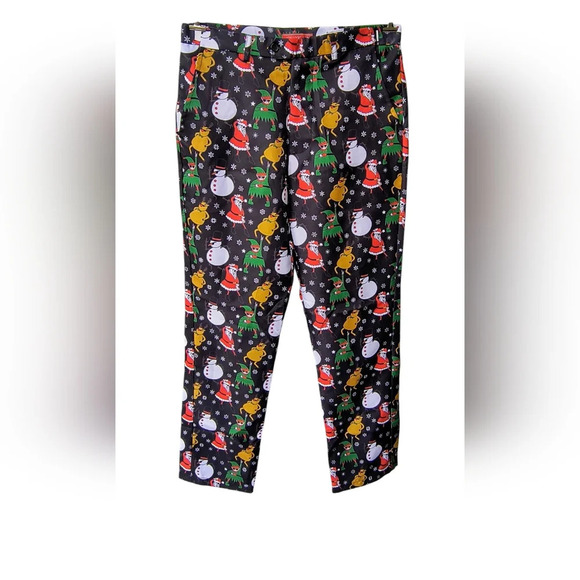 You Look Ugly Today Men's Christmas Festive Holiday Suit W/ Matching Tie, S, NWT - Picture 5 of 15